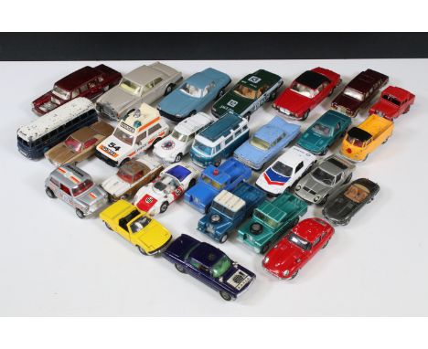 27 Mid 20th C onwards diecast models to include Dinky, Corgi and Matchbox featuring Corgi Man From UNCLE Oldsmobile Super 88,