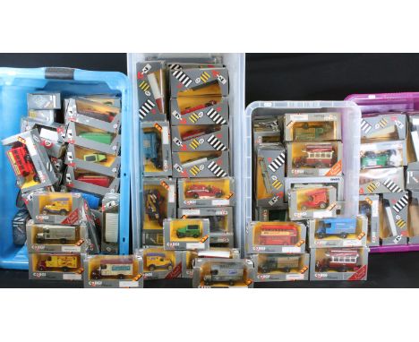 Around 140 boxed Corgi Classics diecast models, diecast ex, boxes vary, gd overall (4 boxes)