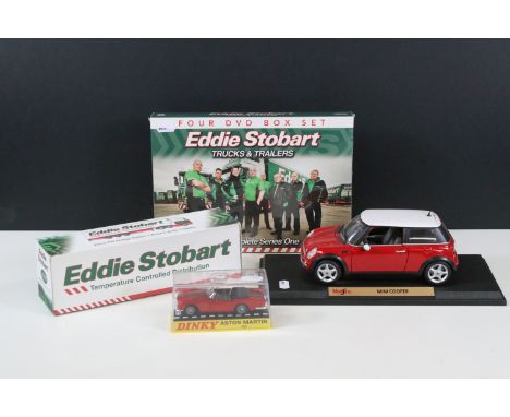 Small quantity of diecast models including cased Atlas Editions Dinky 110 Aston Martin DB5, boxed Atlas Edition Eddie Stobart
