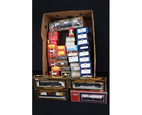 46 Boxed OO gauge items of rolling stock to include wagons, vans and tankers featuring 16 x Hornby, 9 x Palitoy Mainline, 7 x