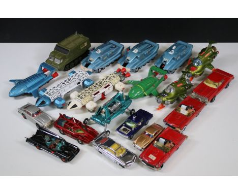 20 Mid 20th C onwards TV / Film related diecast models to include Corgi Oldsmobile Super 88 The Man From UNCLE, 2 x Corgi Jam