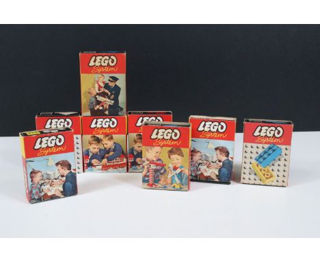Lego - Six boxed Lego System sets to include 234, 229, 218, 280, 282 &amp; 220 plus 2 x boxed Lego System sets with incorrect