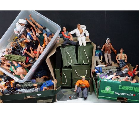 Action Man - Large collection of mainly Hasbro Action Man figures, vehicles and accessories to include Arctic figures, Bike r