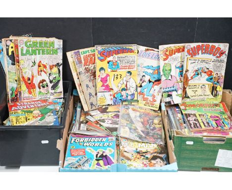 Comics - Large collection of comics mainly from the 1970s onwards to include Justice League of America, Thor, Invaders, Shaza