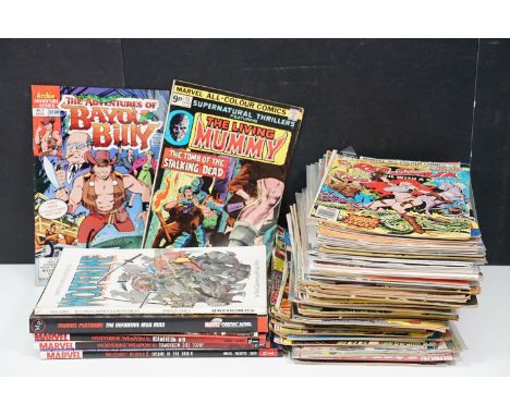 Comics - Around 85 comics, mainly circa 1970-1990s to include Marvel and DC featuring Ghost Rider, The Champions, Detective C