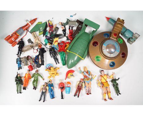 Collection of 80s onwards figures and vehicles to include Palitoy Action Force including Red Shadow, Night Patrol, SAS Frogma