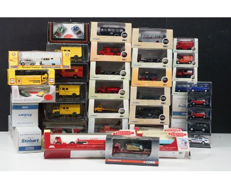 40 Boxed / cased diecast models to include 20 x Oxford Diecast models including Haulage, Military, Showtime, etc, Atlas Editi