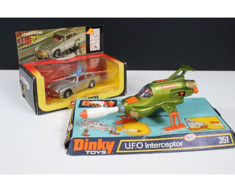Two TV / Film related diecast models to include boxed Corgi 271 James Bond Aston Martin in silver, with ejector figure and ba