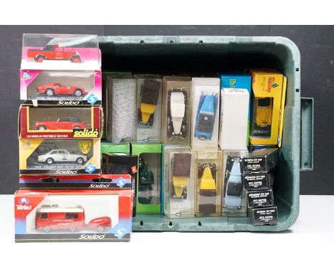 58 Boxed / cased diecast models to include Solido Age D'Or Brumm Oro Series, Eligor, ERTL Collectibles, etc, all diecast ex o