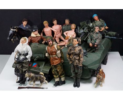 Action Man - Collection of original Palitoy / General Mills Action Man to include 11 x action figures including 3 x original 