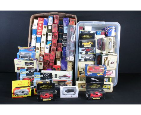 Around 170 boxed diecast models to include Lledo Days Gone, Matchbox Models Of Yesteryear, Classic Car Model Collection, Corg