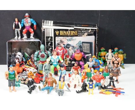Collection of 80s onwards toys to include 30 x figures featuring The Real Ghostbusters (Egon Spengler, Ray Stantz, Peter Venk