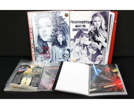Collection of TV &amp; Film related artwork, many signed by the artists, includes Star Wars, Star Trek, Buffy, Doctor Who, Ho