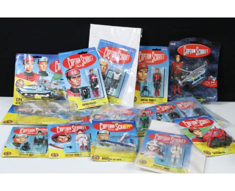 15 Boxed / carded Vivid Imaginations figures and vehicles to include Captain Scarlet With Electron Gun, Captain Black As Spy 