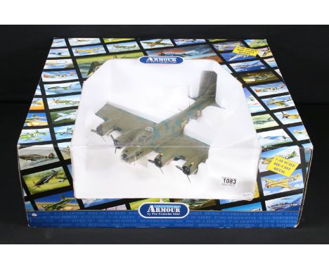 Boxed Franklin Mint Armour Collection 1/48 B11B634 B17 Bomber Memphis Belle Flying Fortress diecast model, complete and ex wi