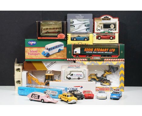 Collection of diecast models to include 13 x boxed examples featuring EFE Exclusive First Editions, Corgi Island Transport, C