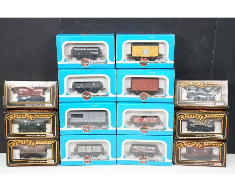 14 Boxed OO gauge items of rolling stock to include 8 x Airfix and 6 x Palitoy Mainline
