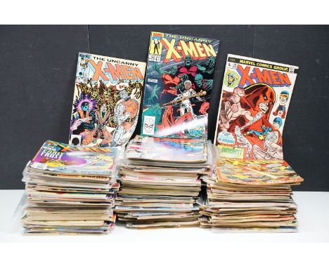 Comics - Collection of 200 x Marvel X-Men and X Men related comics featuring Uncanny, Wolverine, X Factor etc, gd overall con