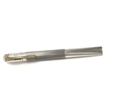 A silver and stainless steel K knife pocket pen knife. Birmingham hallmarks 1948