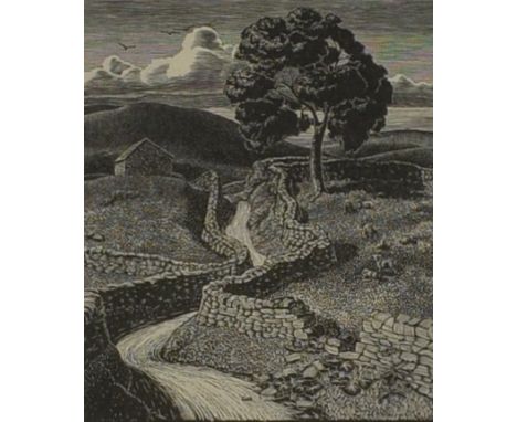 Joan Hassall (1906-1988) - Woodcut - "The Broken Wall", No. 46 of 50, signed, dated, numbered and dedicated in pencil, 5.25in