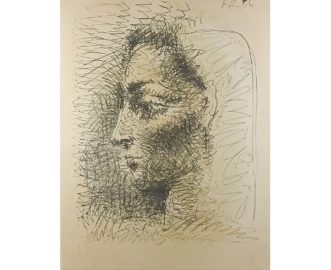 ARR Pablo Picasso (1881-1973) - Lithograph in colours - "Portrait de Jacqueline" (1956), signed, 20.25ins x 15.25ins Provenan