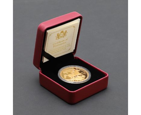 A 2018 Queen Elizabeth II 110th Anniversary of the Canadian Mint Gold plated silver proof coin. Portrait of Edward VII r. rev