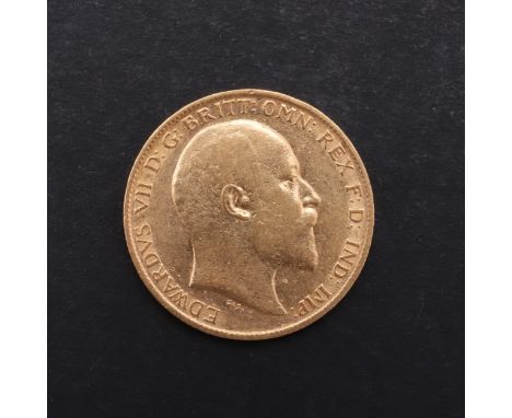 An Edward VII Half Sovereign, bare head r. St George and the Dragon reverse, dated 1902. *CR A nice example with light rubbin