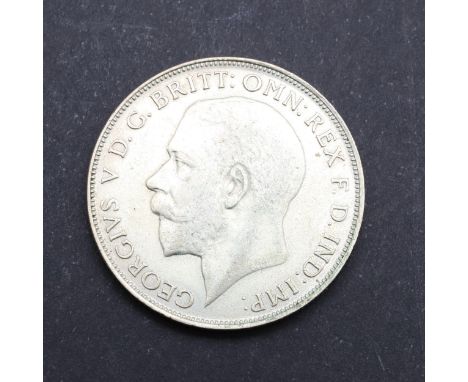 A George V Florin, shallow bare head portrait l. Reverse with crowned cruciform shields and scepters to the angles. Dated 192