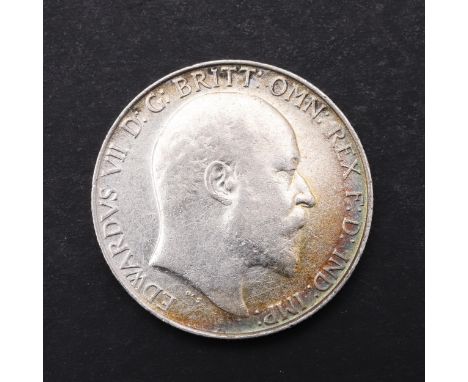 An Edward VII Florin, bare head r. Reverse standing figure of Britannia on a ship's bow, dated 1905. *CR Some marking to surf