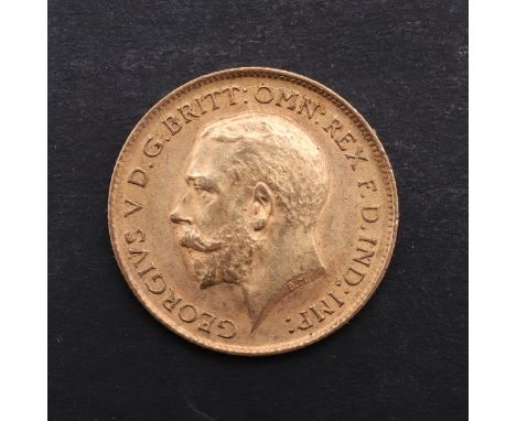 A George V Half Sovereign, bare head l. reverse St George and the dragon, dated 1914. *CR Light surface marks and rubbing.