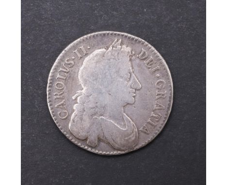 A Charles II Halfcrown, fourth draped bust r. Reverse with cruciform shields with interlaced Cs to the angles, dated 1679, ri