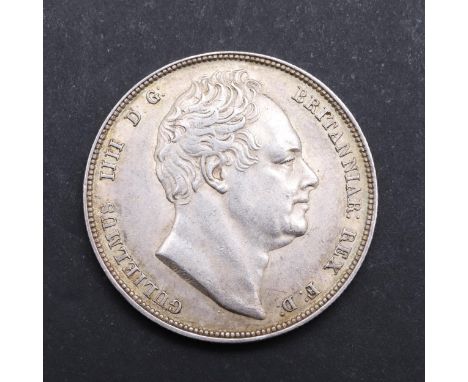 A William IV Halfcrown, bare head r. Reverse shield on mantle, dated 1836. *CR A very nice example with only light rubbing an
