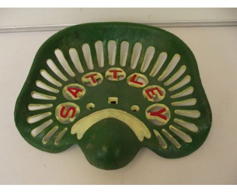 Cast iron Sattley tractor seat