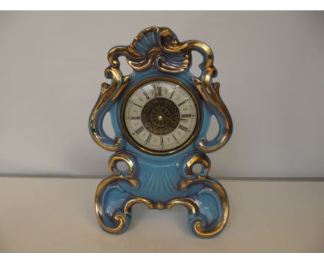 Ceramic quartz mantel clock 