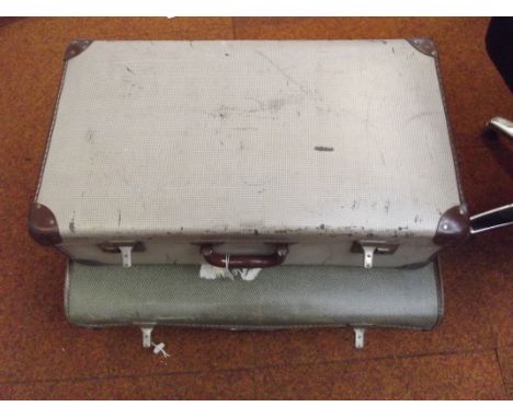 Two vintage cases and contents 
