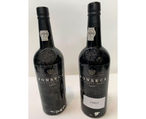Two bottles of Fonseca 1985 vintage port