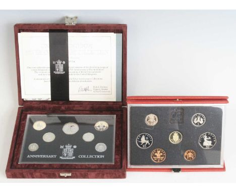 United Kingdom, The Royal Mint, 1996 Silver Anniversary Collection seven coin proof set, in presentation case with certificat