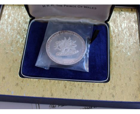 A H R H The Prince Of Wales souvenir silver coin