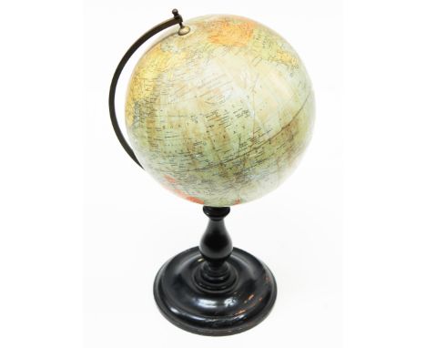 A Philips' British Empire Globe. H37cm