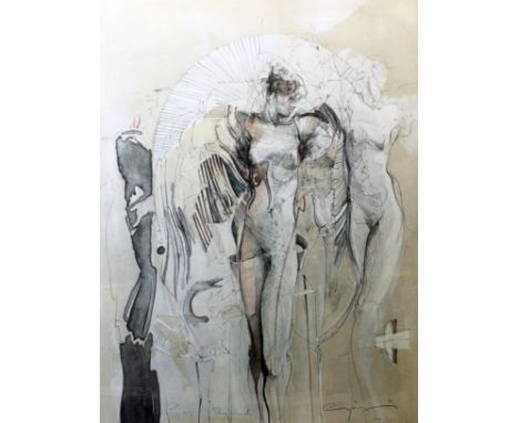 Jurgen Gorg. Limited edition lithograph no. 223/225. 50cm x 65cm. Signed in pencil.