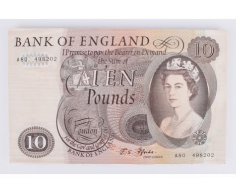 Forty-four consecutive Series "C" Portrait Issue (January 1967), Ten Pounds banknotes, brown, 150 x 93mm, signature J.S. Ford
