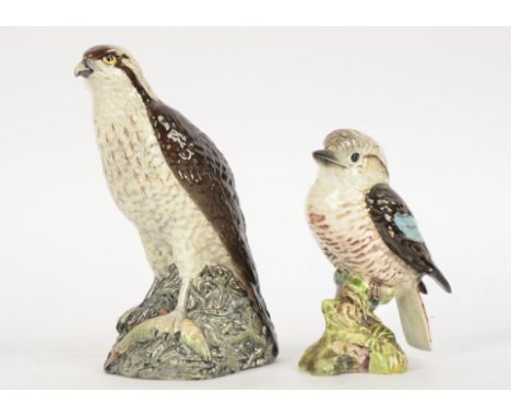 A Beswick kookaburra,  no1159, height 14cm, together with a Beswick Osprey decanter for 1977 Beneagles Blended Scotch Whisky,