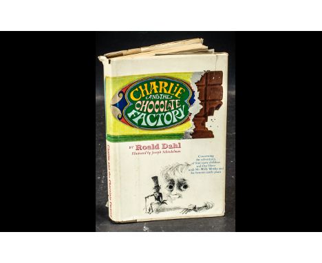 Charlie &amp; The Chocolate Factory Hardback Book with Cover. First edition, by Roald Dahl. Illustrated by Joseph Schindelman