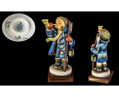 M. J. Hummel Ltd and Numbered Edition Hand Painted Large Figure - The Guild Millennium Collection ' Hear Ye, Hear Me ' ( Hum 