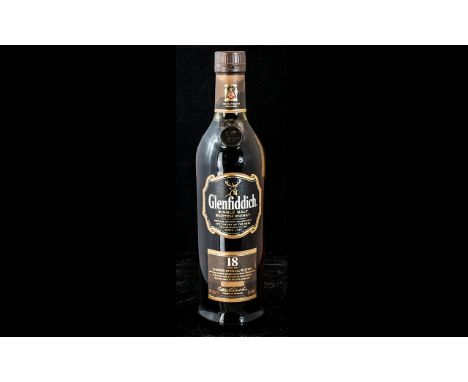 Glenfiddich Single Malt Scotch Whisky - 18 Years Old. Matured In the Finest Oloroso Sherry and Bourbon Casks, Distilled, Matu