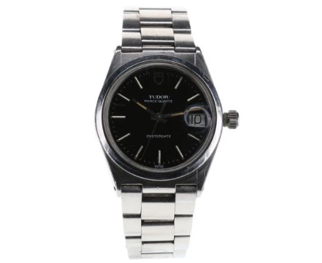 Tudor - Prince-Quartz Oysterdate Watch, Ref. 91500, Serial No.997448, ETA Cal. 94011 Quartz movement. Stainless Steel Case, O