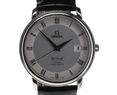 Omega - De Ville Co-Axial Chronometer Ref. 168.1057 Automatic Watch. Omega Cal. 2500 Co-Axial automatic movement. Case made f