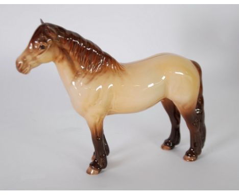 BESWICK POTTERY MODEL OF A HIGHLAND PONY (1644), 7" (17.8cm) high, printed mark 