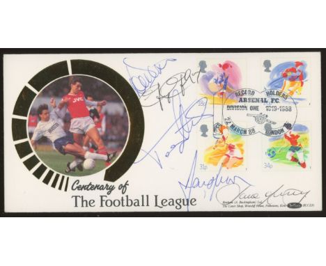 1988 Sport Benham BLCS FDC Arsenal H/S signed by Arsenal players Lee Dixon, David Seaman, Tony Adams, David O'Leary &amp; man