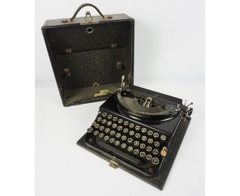 Remington Portable Typewriter, With case&nbsp;